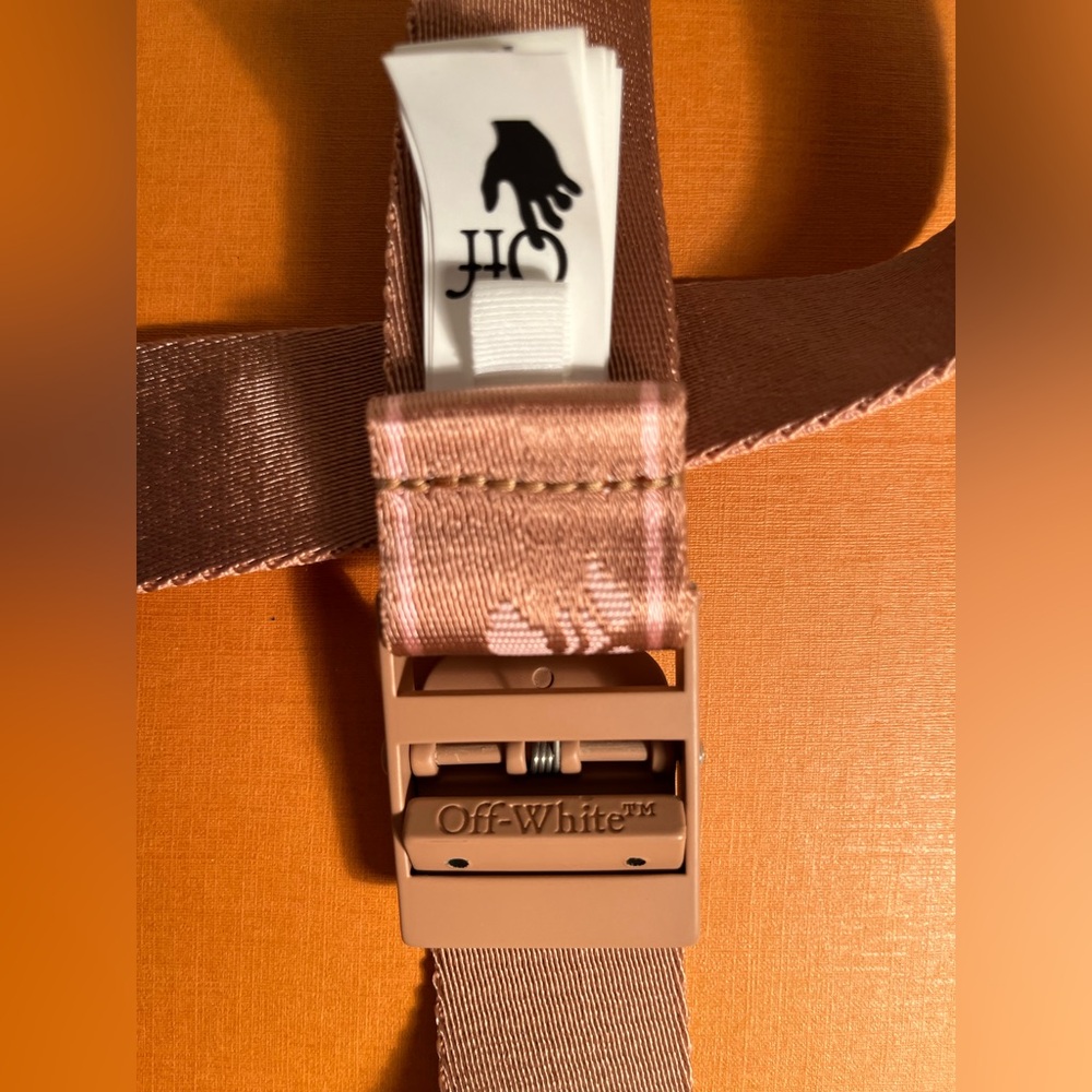 Off-White - 🎀 baby pink Belt size small ! - Picture 7 of 8